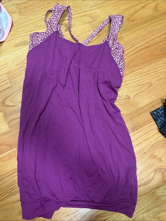 lululemon athletica Tops - Lululemon Purple Activewear Top - Deep Plum size 6